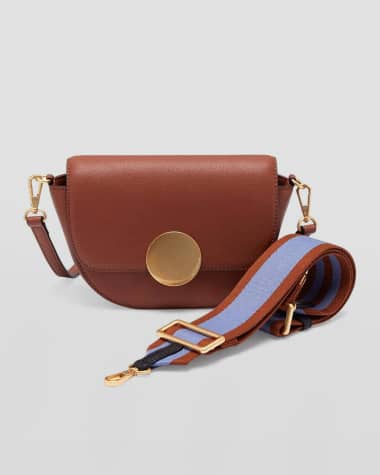 Oryany Lottie Saddle Leather Crossbody Bag
