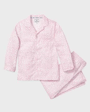 Women's Twill Pajama Set in Sweethearts – Petite Plume