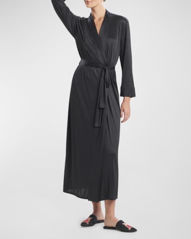 men's dress shoes black friday sale Black Silk Dressing Gown, Black Silk Robe