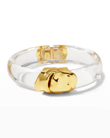 Alexis Bittar Molten Gold Hinge Bracelet