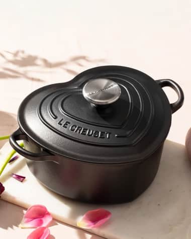 Le Creuset L'Amour Signature Heart Cocotte with Stainless Steel Knob - 2 Qt