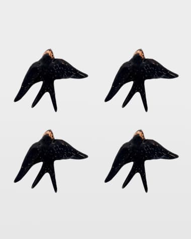 Bordallo Pinheiro Arte Bordallo Swallow 2, Set of 4