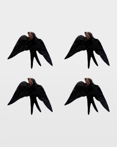 Bordallo Pinheiro Arte Bordallo Swallow 3, Set of 4