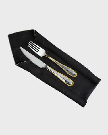 Michael Aram ~ Molten ~ Gold Steak Knife Set (Set of 4), Price