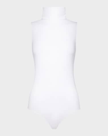 Wolford Sleeveless Turtleneck Viscose Bodysuit
