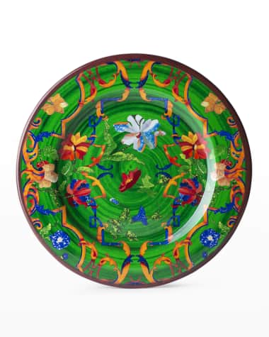 Mario Luca Giusti Pancale Green Dinner Plate