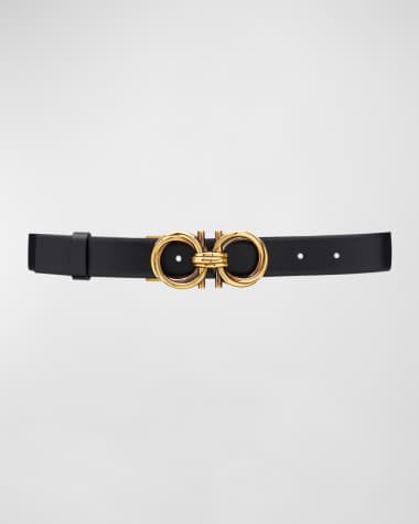 Gucci Interlocking G Reversible Belt 1.5W Black/Brown in Pebbled Leather  with Gold-tone - US