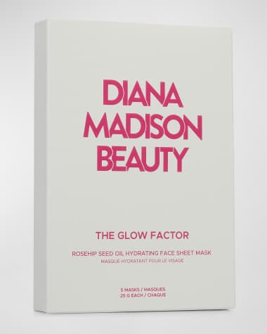 Diana Madison Beauty The Glow Factor Face Mask - 5 Pack