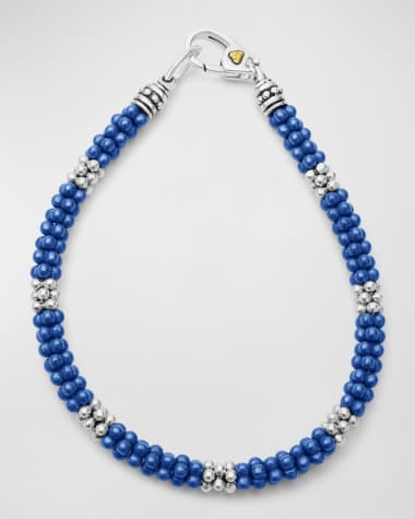 LAGOS Seven Silver Station Ceramic Bracelet