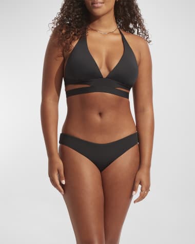 Seafolly Hipster Bikini Bottoms - Recycled Fibers