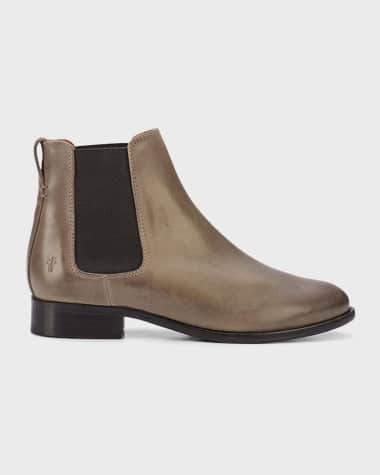 Frye Carly Leather Chelsea Booties
