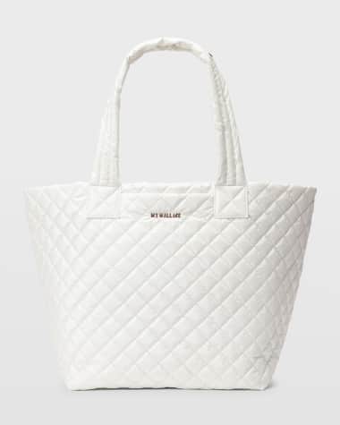 MZ WALLACE Metro Deluxe Medium Quilted Nylon Tote Bag