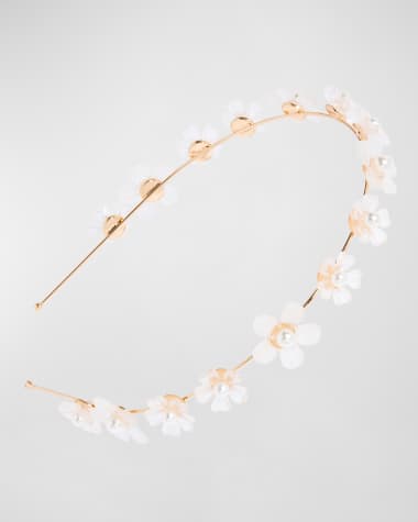 L. Erickson Summer Blooms Pearlescent Metal Headband
