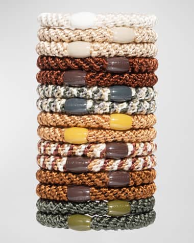 L. Erickson Grab & Go Pony Elastics Tube, Set of 15