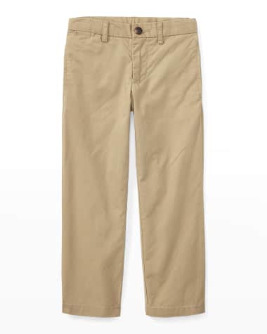 Ralph Lauren Childrenswear Boy's Flat Front Chino Pants, Size 2-3