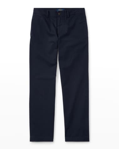 Ralph Lauren Childrenswear Boy's Flat Front Chino Pants, Size 2-7