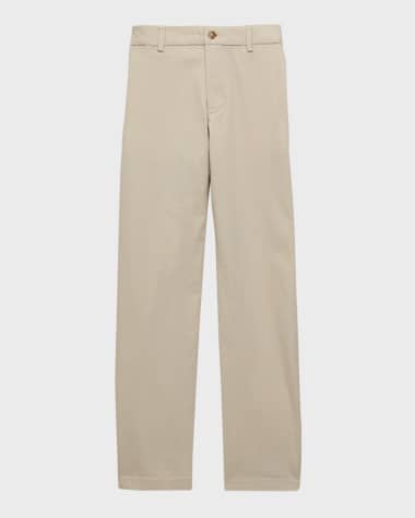 Ralph Lauren Childrenswear Boy's Flat Front Chino Pants, Size 4-14