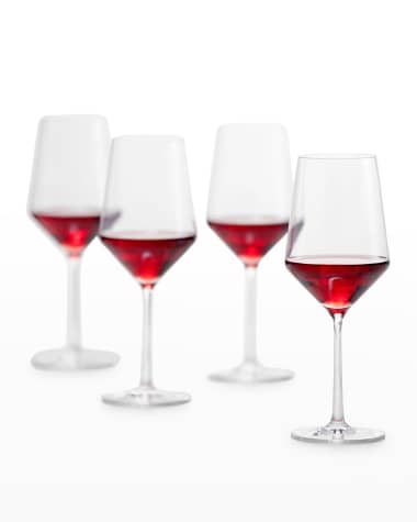 Tiffany Twist Red Wine Glass in Glass