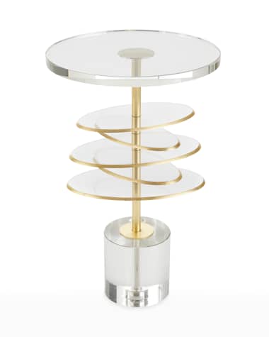 John-Richard Collection Acrylic Discs Martini Table