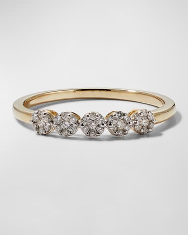 STONE AND STRAND Diamond Burst Ring