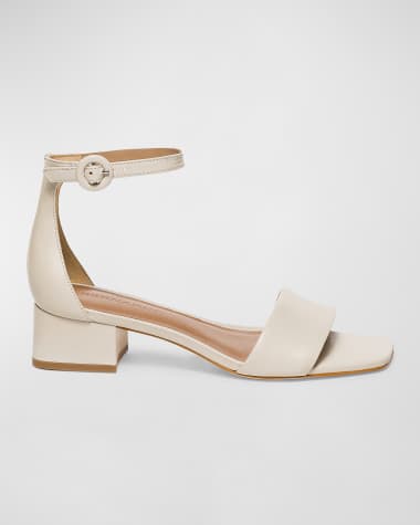 Bernardo Jalena Leather Ankle-Strap Sandals