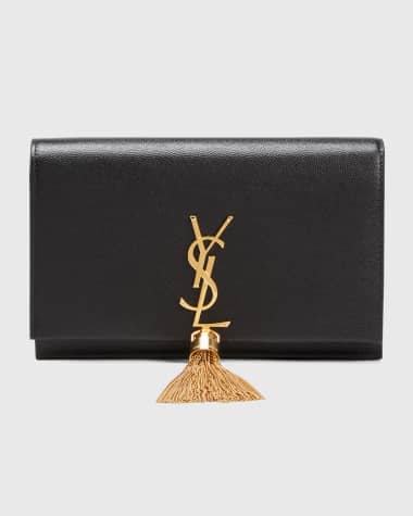 Saint laurent store gold clutch