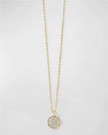 Ippolita Mini Flower Pendant Necklace in 18K Gold with Diamonds