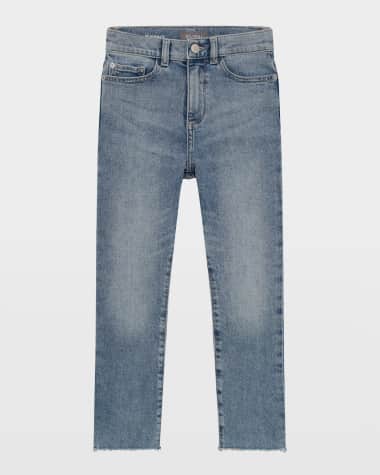 DL1961 Girl's Emie Straight-Leg Denim Jeans, Size 7-16