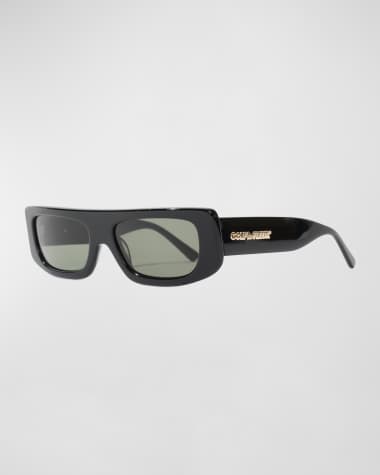 GOLF le FLEUR* Bel-Air Rectangular Semi-Shield Acetate Sunglasses