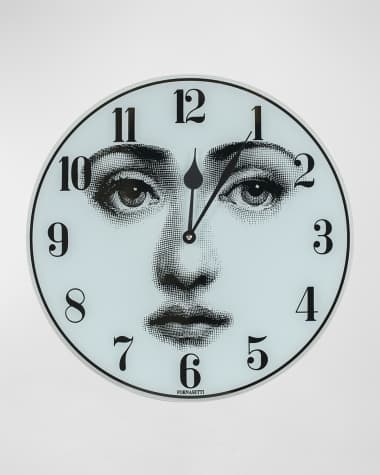 Fornasetti Viso Wall Clock