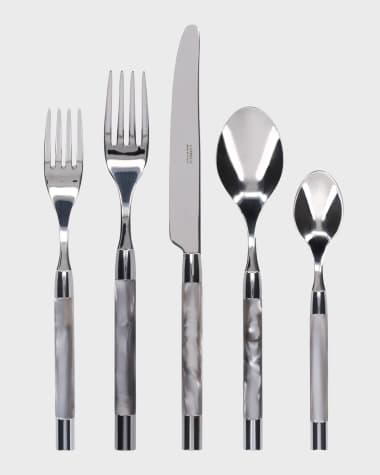 Capdeco Conty 5-Piece Place Setting, Grey