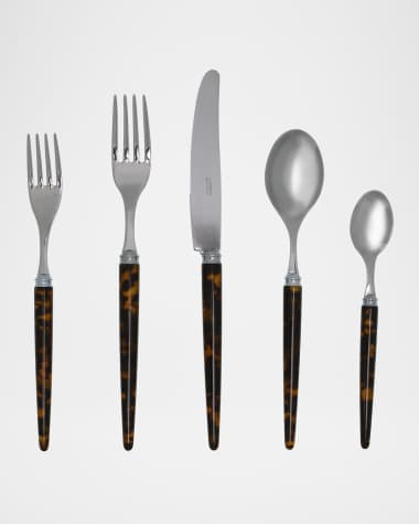 Capdeco Tang 5-Piece Place Setting, Tortoise