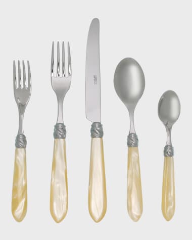 Capdeco Diana 5-Piece Place Setting, Pearl