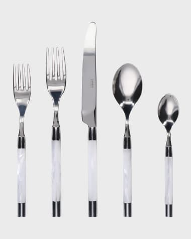 Capdeco Conty 5-Piece Place Setting, White