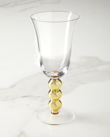 Neiman Marcus Gold Ball Single Glass Goblet