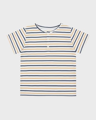 Vild - House of Little Kid's Cotton Henley Shirt, Size 1-6