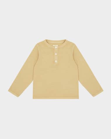 Vild - House of Little Kid's Cotton Henley Shirt, Size 1-6