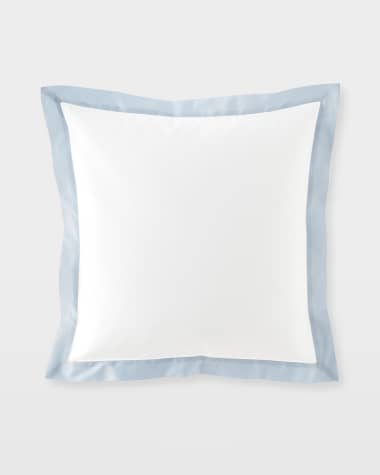 Ralph Lauren Home Organic Sateen Border 612 Thread Count Euro Sham