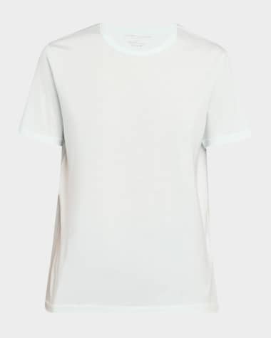 Majestic Filatures Lyocell Cotton Semi-Relaxed Short-Sleeve Crewneck tee