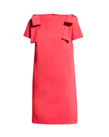 Carolina Herrera Bow Detail Shift Dress