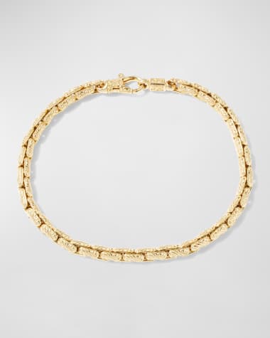 Konstantino Men's 18k Yellow Gold Filigree Chain Bracelet