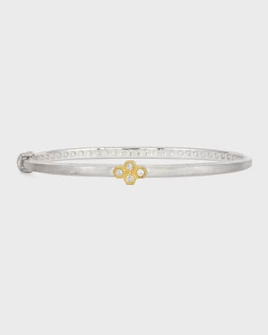 Jude Frances Mixed Metal Provence Hexagon Quad Bangle
