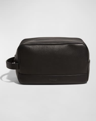 Shinola Men's Leather Travel Toiletry Kit