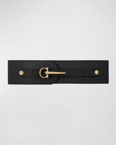 Vaincourt Paris La Gracieuse Wide Leather Belt