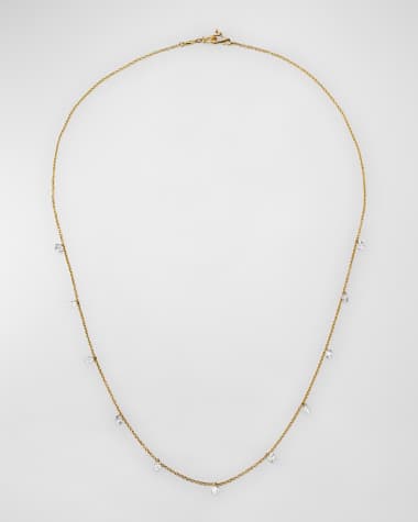 Paul Morelli 18k Floating 11-Diamond Necklace