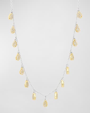 Freida Rothman Pave Charm Layering Necklace