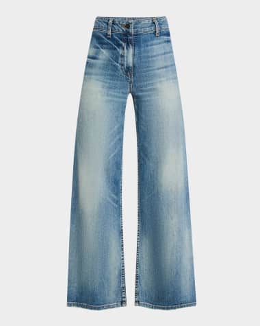 Nili Lotan Megan Wide-Leg Jeans