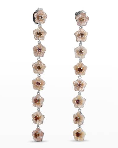 Stephen Dweck Pink Mother-of-Pearl Morganite Earrings