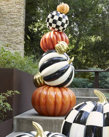 MacKenzie-Childs Pumpkin Patch Trophy Topiary