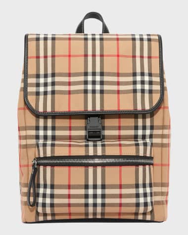 Burberry Kid's Dewey Vintage Check Backpack